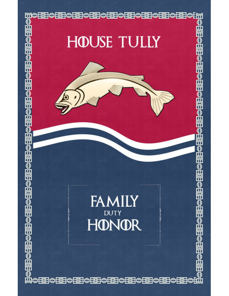 Banner Game of Thrones House Tully (75x115 cms.)