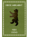 Banner Game of Thrones House Mormont (75x115 cms.)