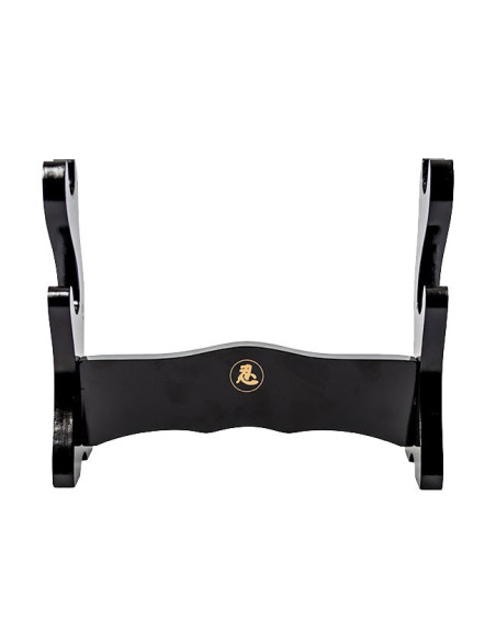 Wooden display for 2 katanas