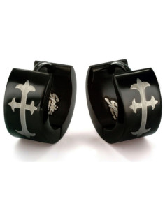 black gothic earrings