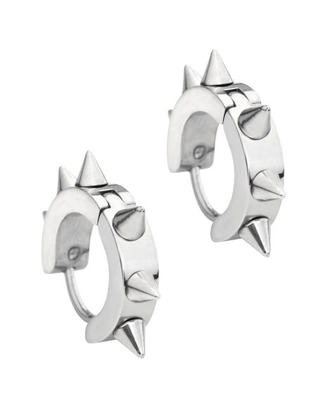 Silver gothic earrings