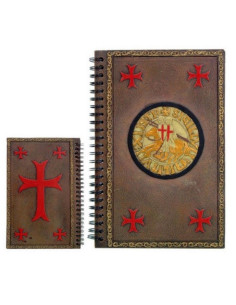 Agenda notes with the seal of the Knights Templar