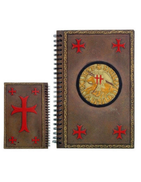Agenda notes with the seal of the Knights Templar