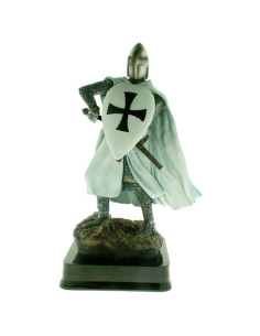 Miniature Teutonic Warrior Knight with Shield, 23 cms.