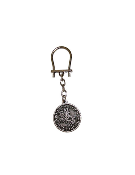 Knights Templar Seal Keychain