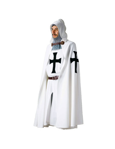 Teutonic cape with embroidered cross