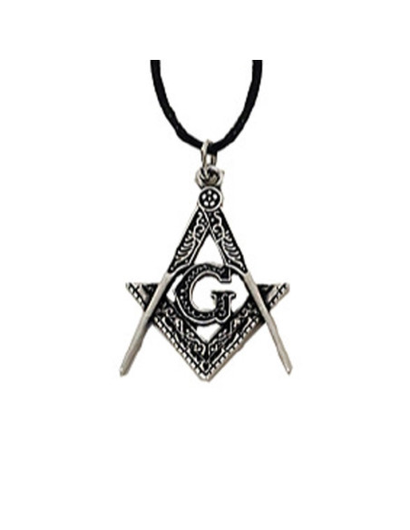 Masonic pendant with square and compass