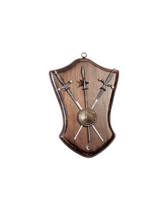 Panoply swords, shield and packsaddle