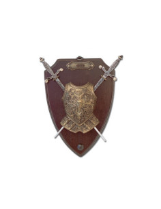 Panoply with swords and cuirass