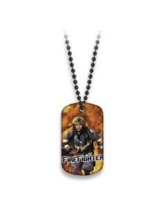 Fire Fighter Ball Chain Plate