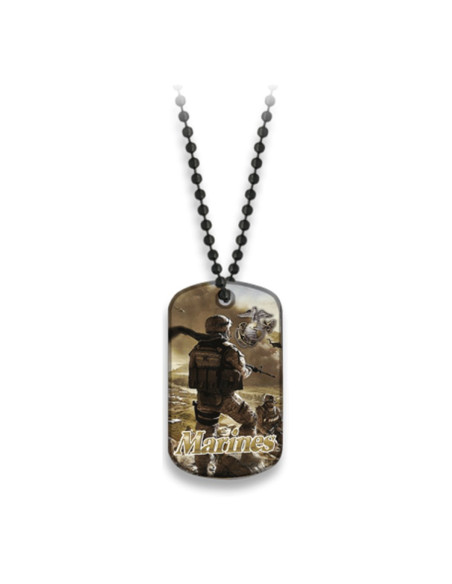 Marines Ball Chain Plate