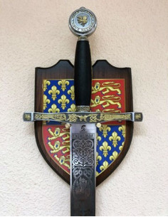 Excalibur sword wall display 2