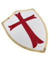 Templar Shield with Gold Edges