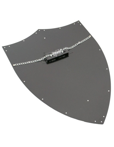 Templar Shield with Gold Edges