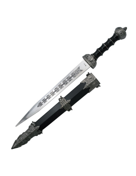 Gladius black dagger, with sheath