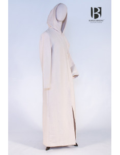 Renaud hooded tunic, off-white 2