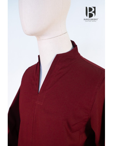 Ekwin short medieval tunic, red