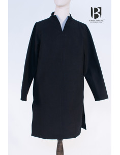Ekwin short medieval tunic, black