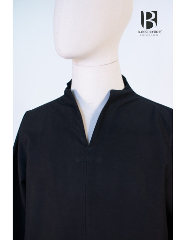 Ekwin short medieval tunic, black