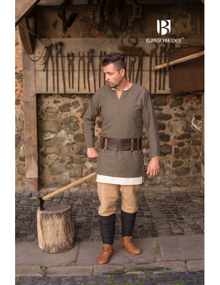 Tyr Short Tunic, Olive-Grey