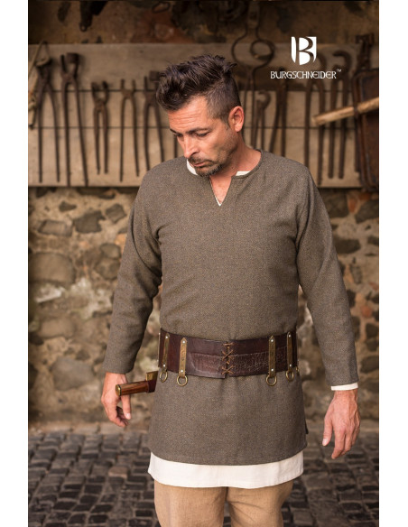 Tyr Short Tunic, Olive-Grey