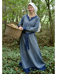 Viking dress Jona, blue 2
