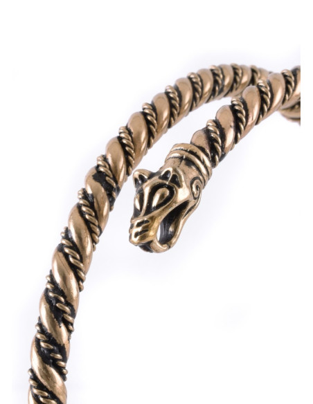 viking wolves bracelet