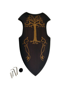 Swords hanging decorated table (22x42 cm.)
