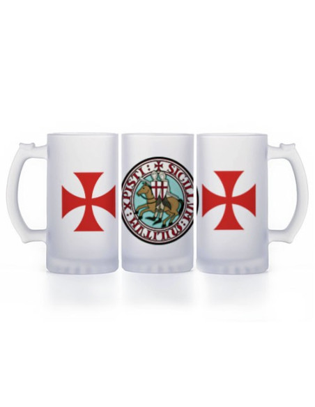 Beer Mug Knights Templar, translucent...