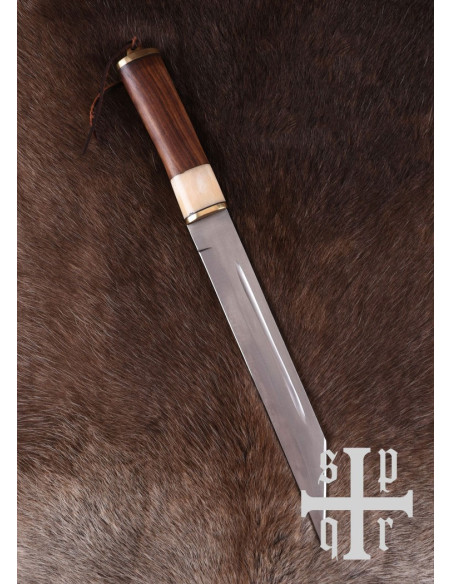 Scalexon with leather scabbard