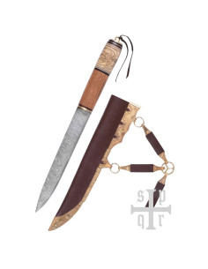 Viking Knife, Damascus Steel