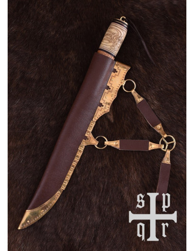 Viking Knife, Damascus Steel