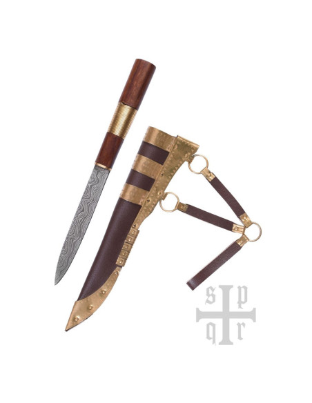 Seax Damascene Knife