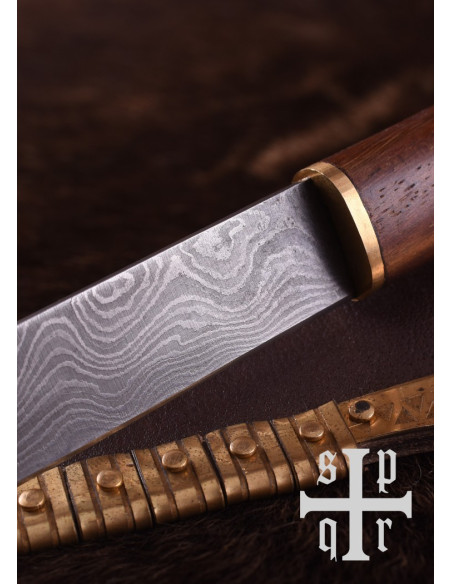 Seax Damascene Knife