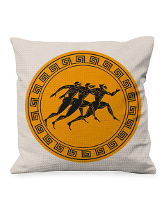 Ancient Greek Olympics Throw Pillow