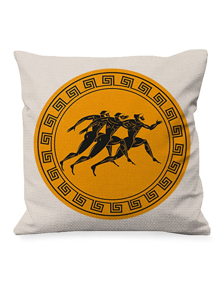 Ancient Greek Olympics Throw Pillow