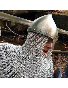 conical Norman helmet with nasal