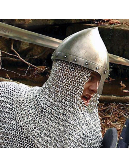 conical Norman helmet with nasal