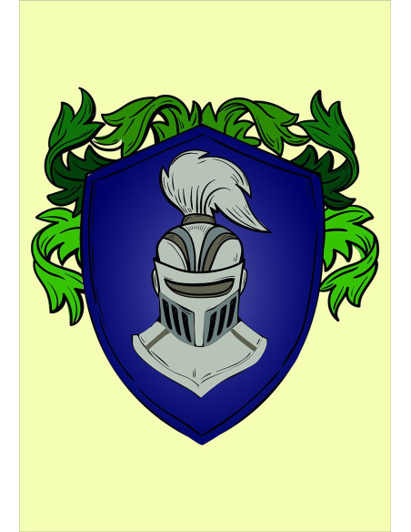 Medieval banner Heraldic shield ivy... Medieval banner Heraldic shield ivy...
