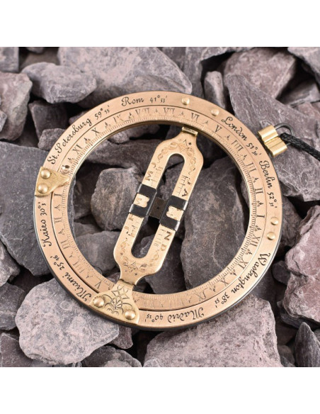 Renaissance sundial, brass