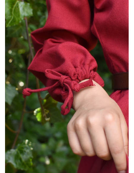 Red Viking dress Ana, girl