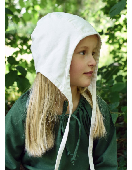 Green Viking dress Ana, girl