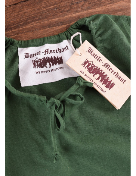 Green Viking dress Ana, girl