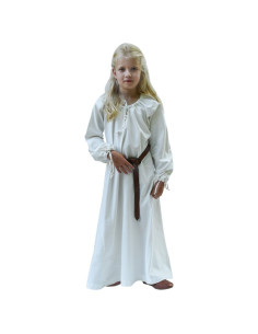 White Viking dress Ana, girl