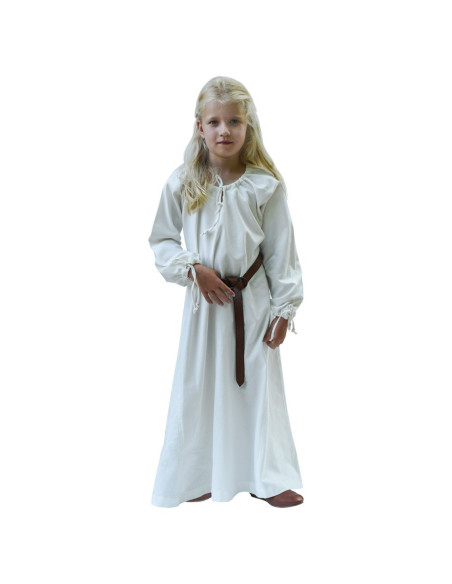 White Viking dress Ana, girl