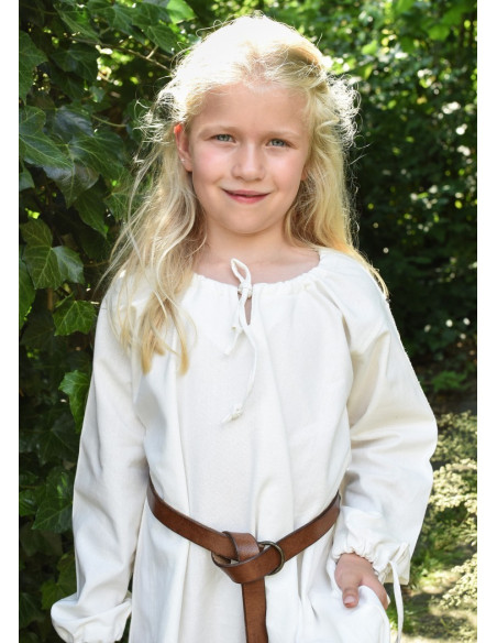 White Viking dress Ana, girl