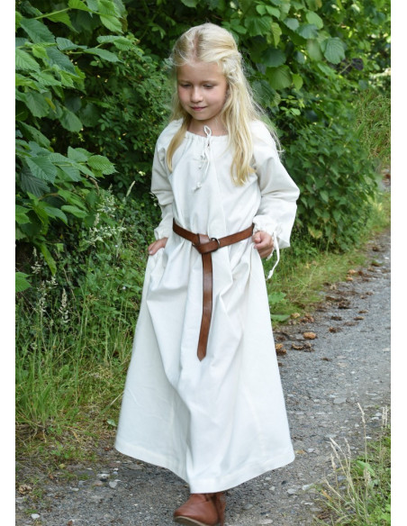 White Viking dress Ana, girl