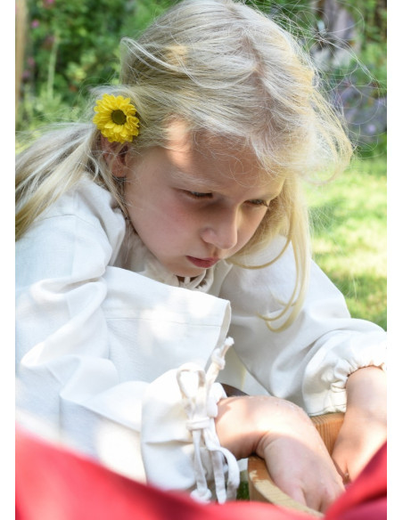 White Viking dress Ana, girl