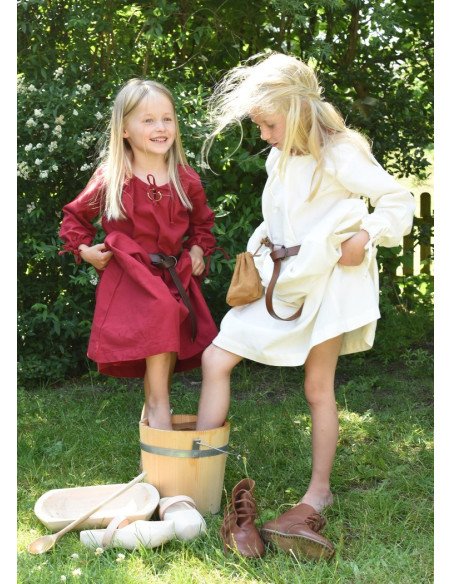 White Viking dress Ana, girl