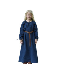 Ana blue Viking dress, girl
